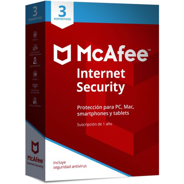 Antivirus Mcafee Internet Security 2018 3 Disposi